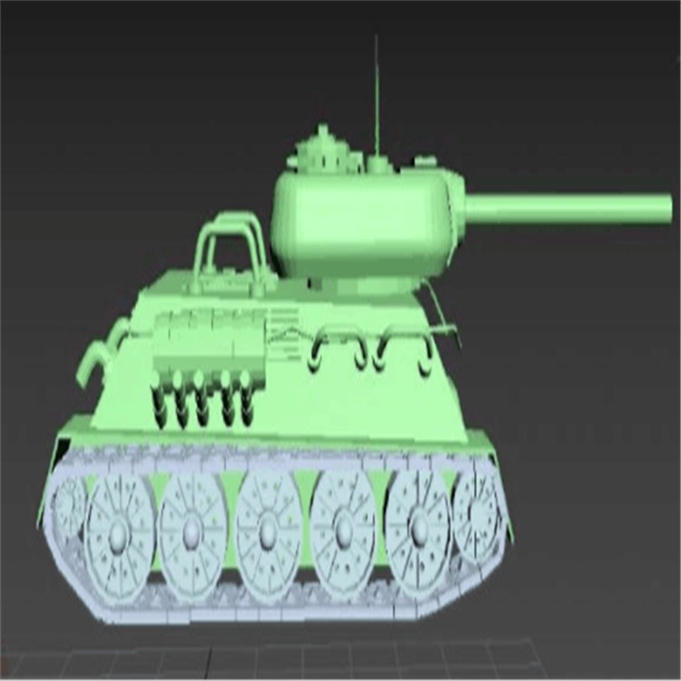 山丹充气军用坦克模型